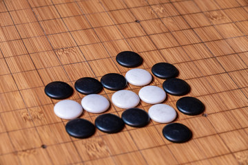 Obraz na płótnie Canvas game of checkers