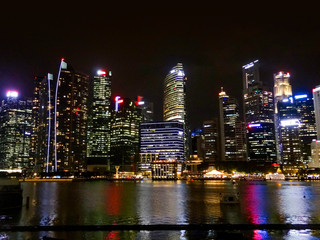 Obraz na płótnie Canvas Singapore skyline
