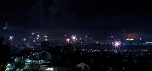 Silvester 2019 / 2020 Skyline Innsbruck