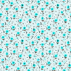 Seamless flower pattern 