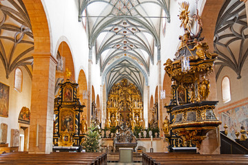 Fototapeta na wymiar Austria, Gurk cathedral - interior