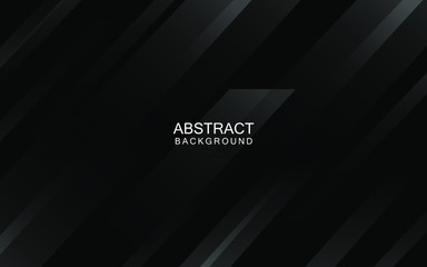 Obraz premium Black Abstract Geometric Background. Modern Shape Concept