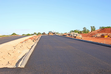 Fototapeta na wymiar New Road bypass under construction 