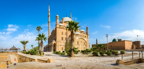 Foto op Canvas Moskee in de Citadel van Caïro © zevana