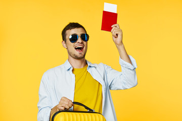 man with glass of wine