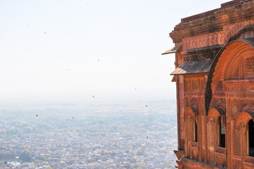 View of Jodhpur from Fort Mehrangarh. Rajasthan, India