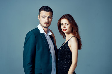 portrait of young couple