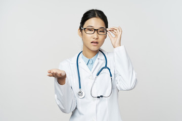 young doctor with stethoscope