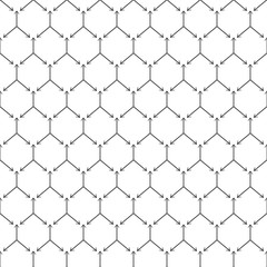 Naklejka premium Seamless pattern geometric.Black and white background.Design for background