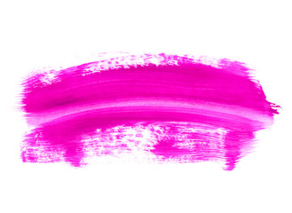 Obraz na płótnie Canvas Pink hand drawn texture on white background