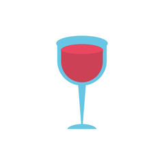 Isolated wine cup vector design