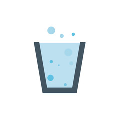 Glass of water icon. Line vector illustration. Stock vector illustration on white background.
