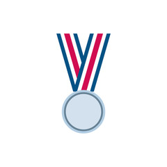 Isolated usa medal vector design