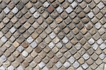 ancient Roman stone wall texture, Grumentum, Italy