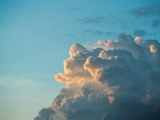 blue sky with clouds