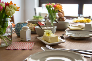 Frühstück im Frühling 