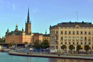 Naklejka premium city, beautiful, sweden, sverige,nacka, stockholm