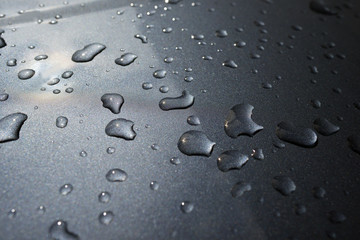 water drops on a metal surface, beautiful, sweden, sverige,nacka, stockholm
