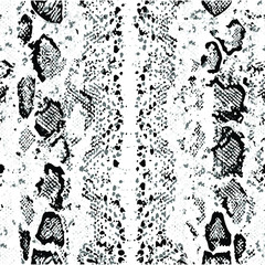 Trendy snake print with black and white for fabric, wallpaper for, cover, interior decor and other users.