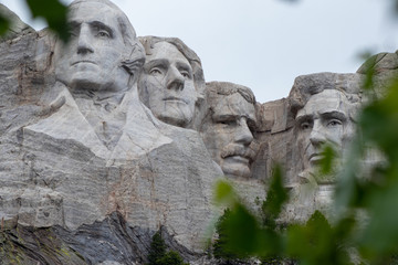 Obraz premium Mount Rushmore National Memorial Keystone, South Dakota, United States July 4, 2019 Mt Rushmore 