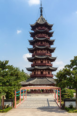 Ruiguan Pagoda, Panmen Scenic Area, Suzhou, Jiangsu Province, China