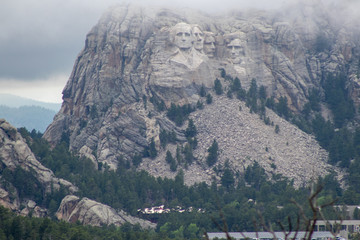Mount Rushmore National Memorial Keystone, South Dakota, United States July 4, 2019 Mt Rushmore 