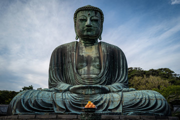 The great Buddha statue in Kamakura