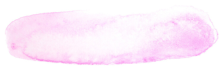 Watercolor paint stain. texture of paper and paint. On a white background isolated element for design.