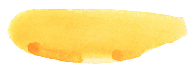 Watercolor paint stain. texture of paper and paint. On a white background isolated element for design.
