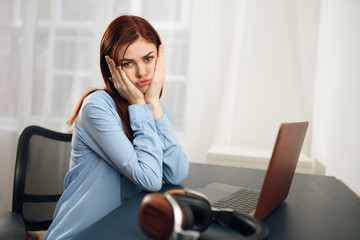 young woman in office