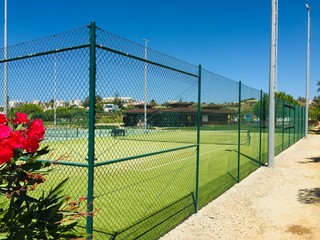 Tennis court abstract