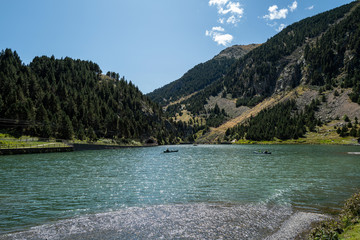View on the pyrenees near Barcelona in Spain