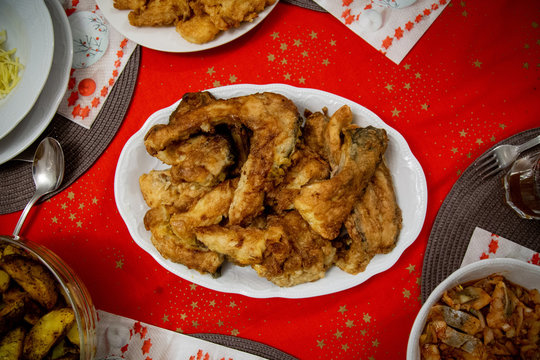 karp pieczony w panierce