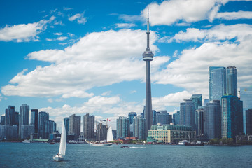 Toronto city skyline, Ontario, Canada