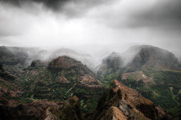 view of mountains