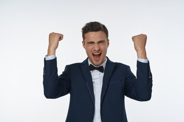 Business man in a suit