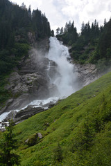 Obraz na płótnie Canvas Krimmel waterfalls in Austria 