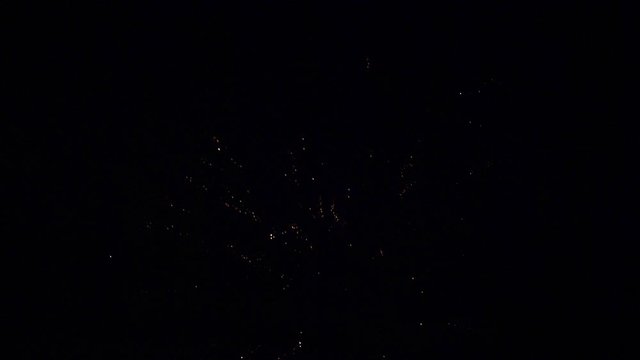 fireworks on black sky