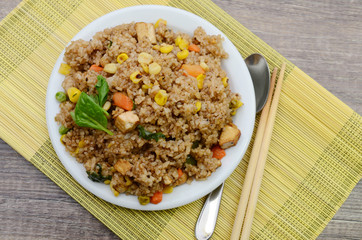 fried rice meal
