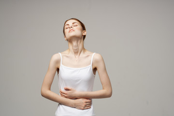 Obraz premium young woman doing yoga