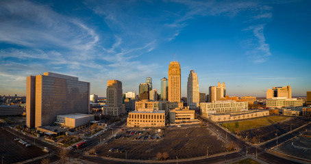 Kansas City downtown at dawn