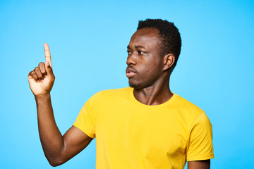 young man pointing at you