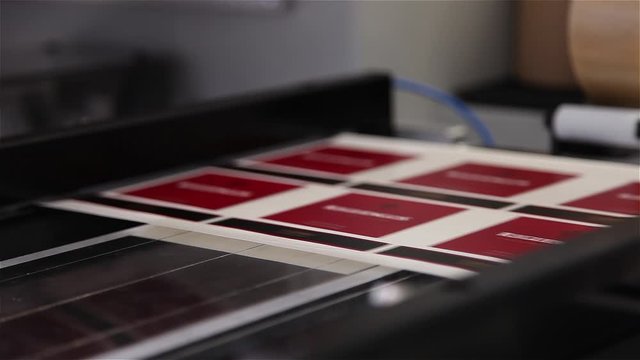 newspaper being printed offset printing press