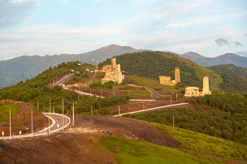The ski resort Veduchi in Chechnya.
