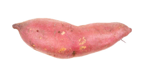 ripe sweet potato (ipomoea batatas, batata) cutout