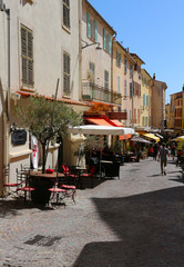 France, Provence, Hyeres, mediaeval town center