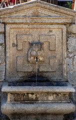 detalle fuente en segovia