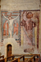fresco iglesia de San Millán, Segovia