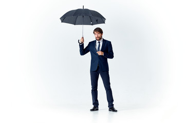 businessman with umbrella