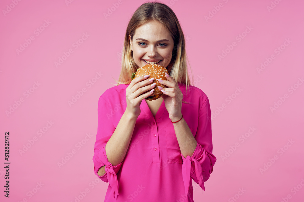 Poster portrait of young woman